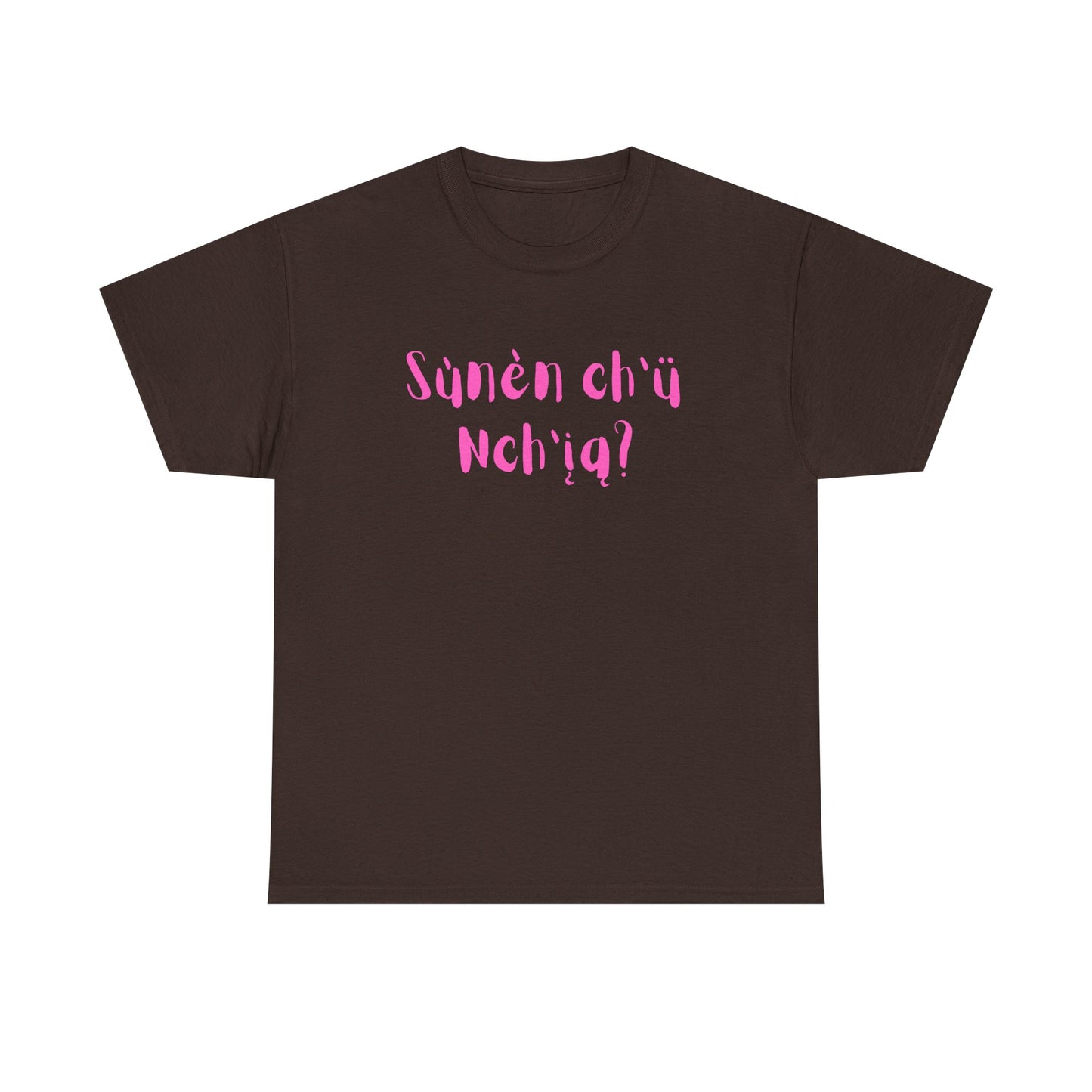"Got Bannock?" Tee Pink Font