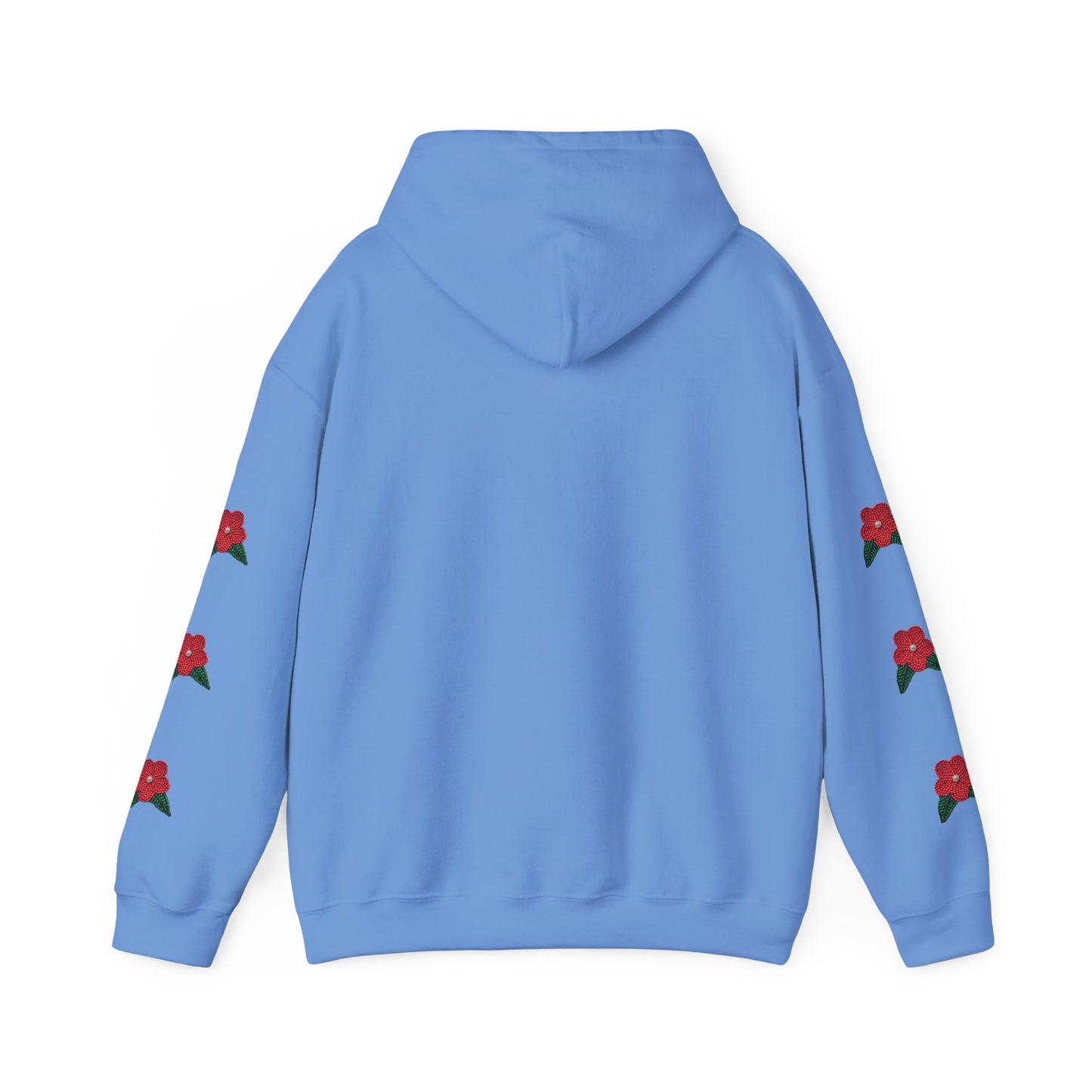 "I am Dän" Red Flower Hoodie