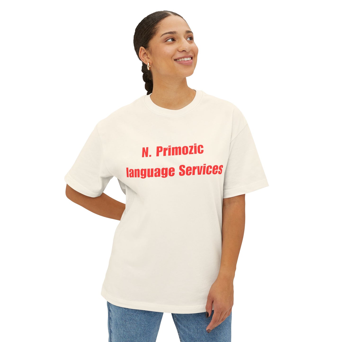 Bold NPLS Tee Red Font