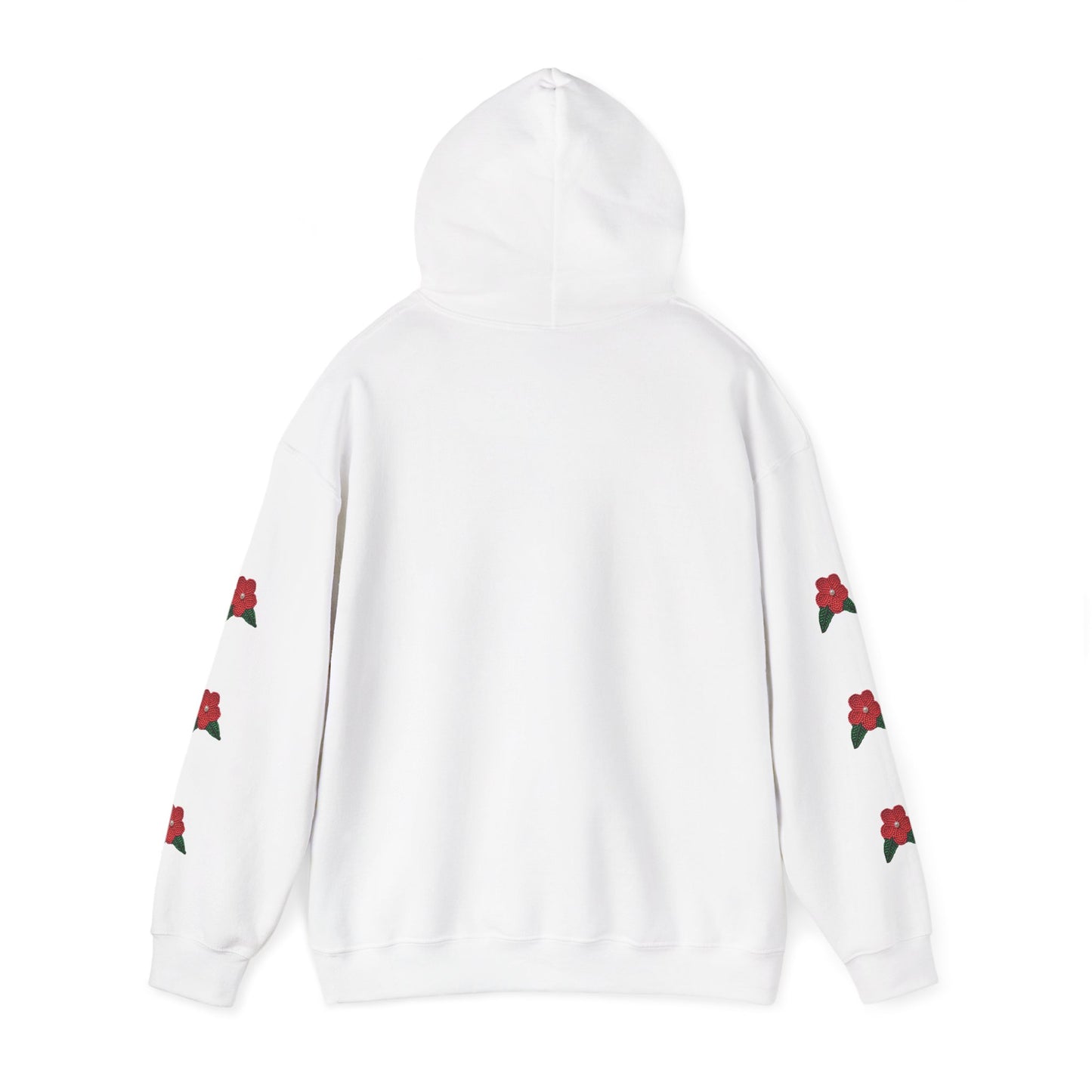 "I am Dän" Red Flower Hoodie