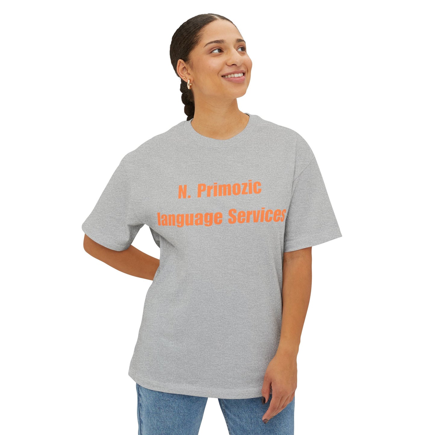 Bold NPLS Tee Orange Font