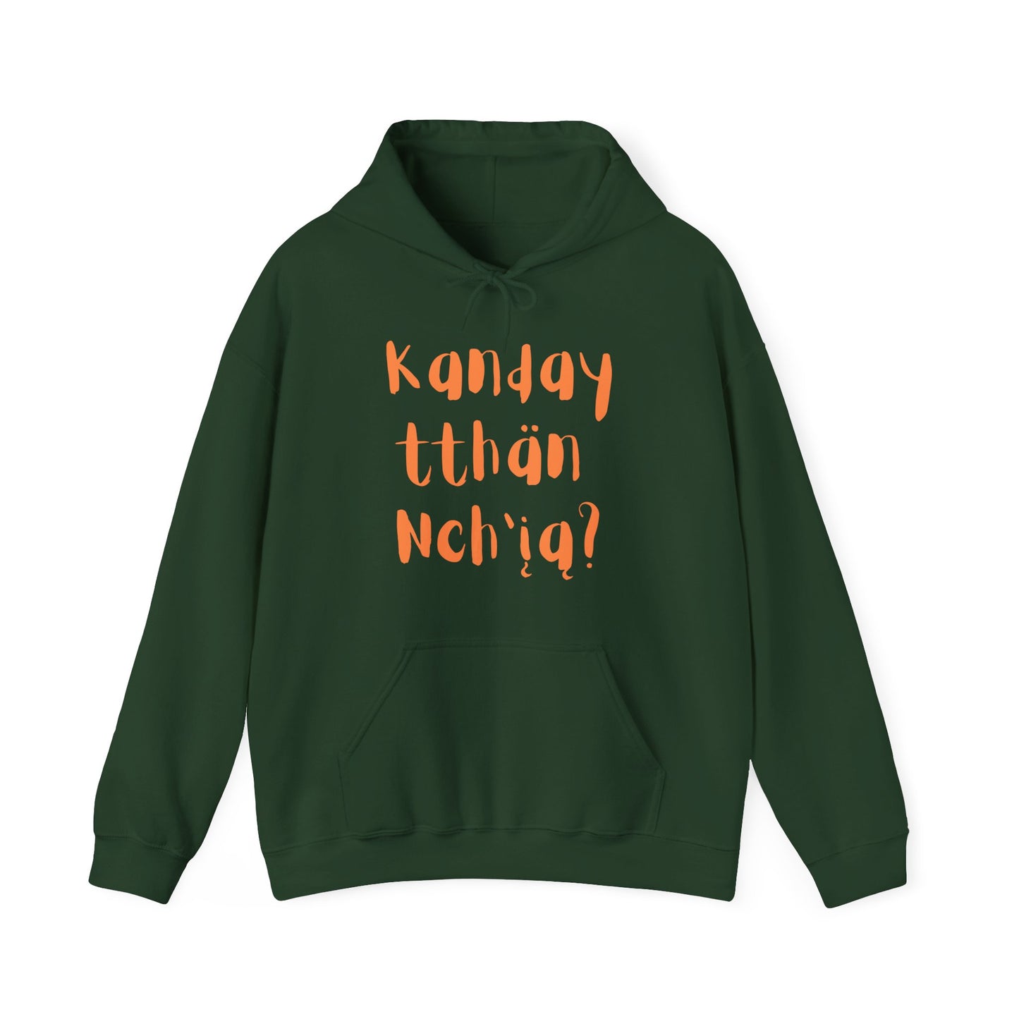 "Got Moose Meat?" Hoodie Orange Font