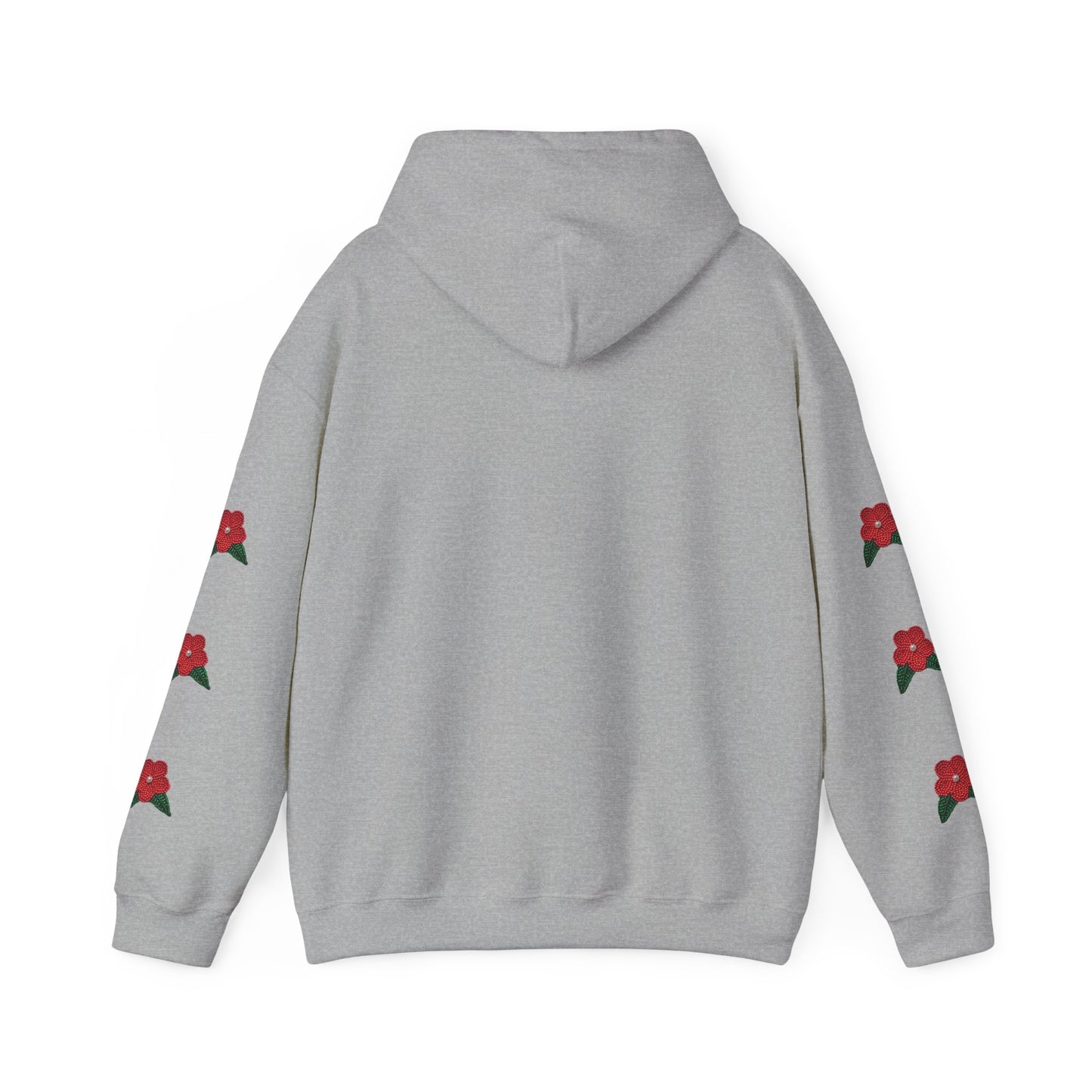 "I am Dän" Red Flower Hoodie