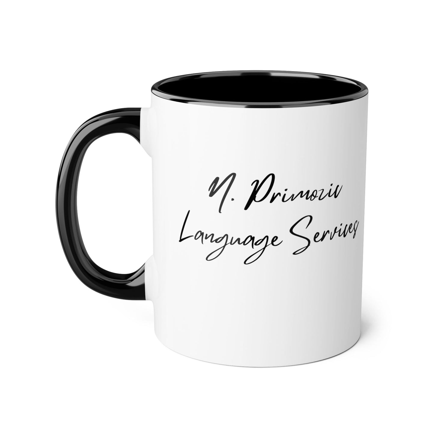 NPLS Accent Colour Mug Black Font