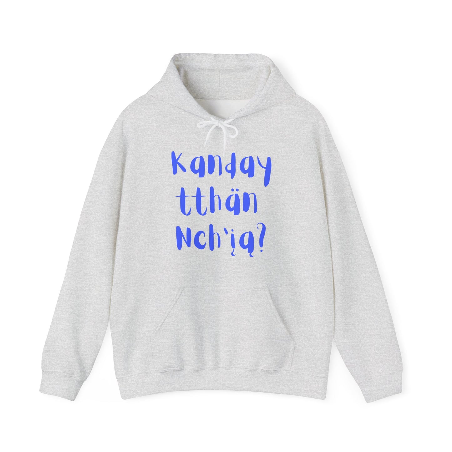 "Got Moose Meat?" Hoodie Blue Font