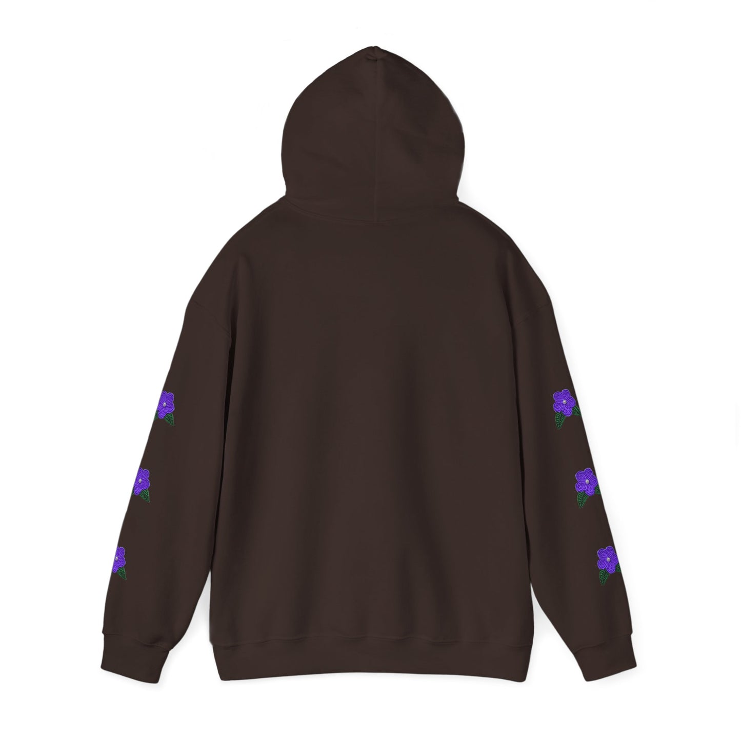 "I Speak Southern Tutchone" Purple Flower Hoodie