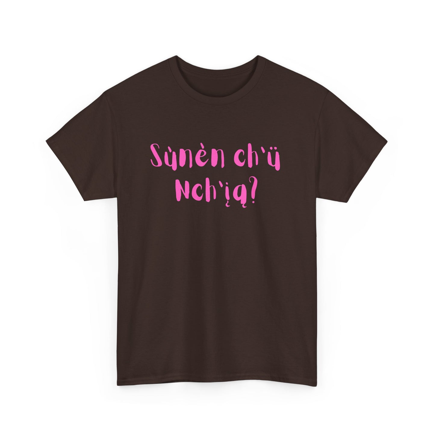 "Got Bannock?" Tee Pink Font