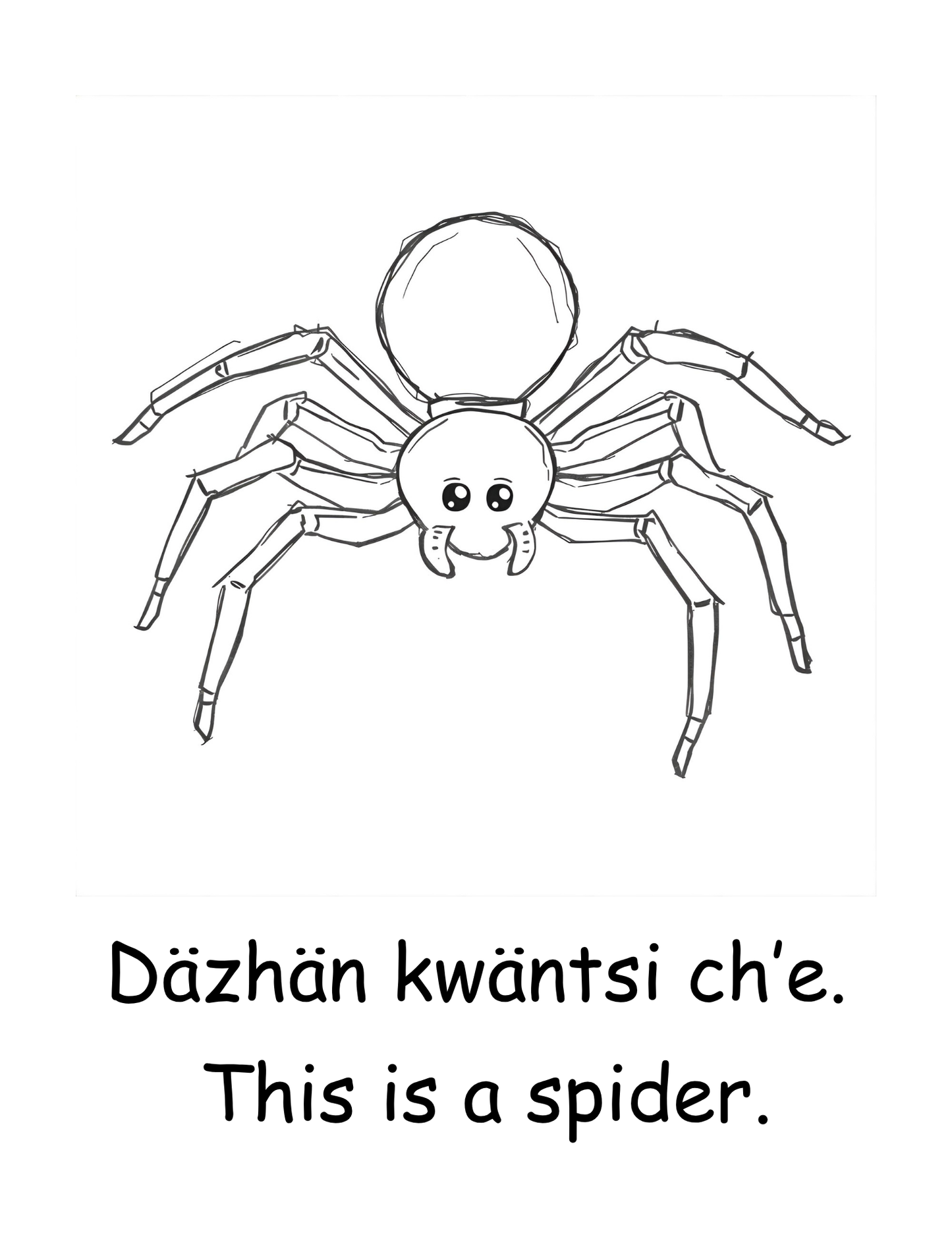 Dän K’e Halloween Colouring Pages - Digital Product