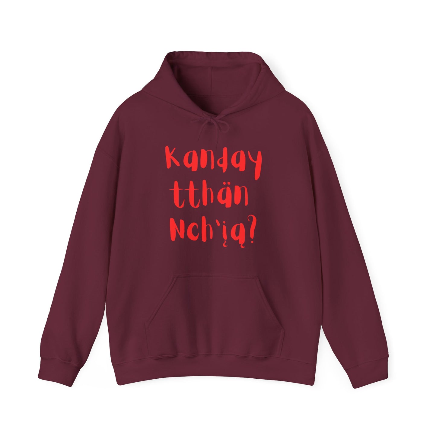 "Got Moose Meat?" Hoodie Red Font