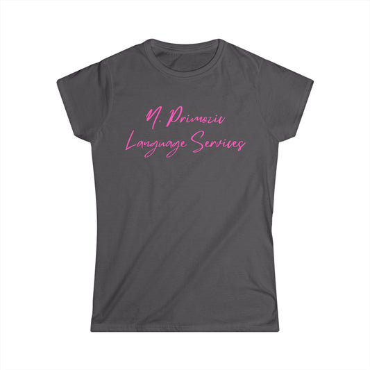 Pink N. Primozic Language Services Tee