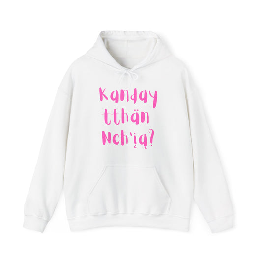 "Got Moose Meat?" Hoodie Pink Font