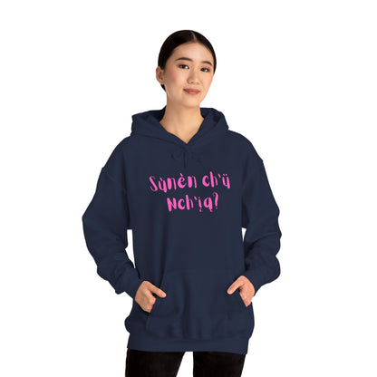 "Got Bannock?" Hoodie Pink Font