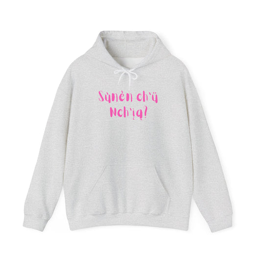 "Got Bannock?" Hoodie Pink Font