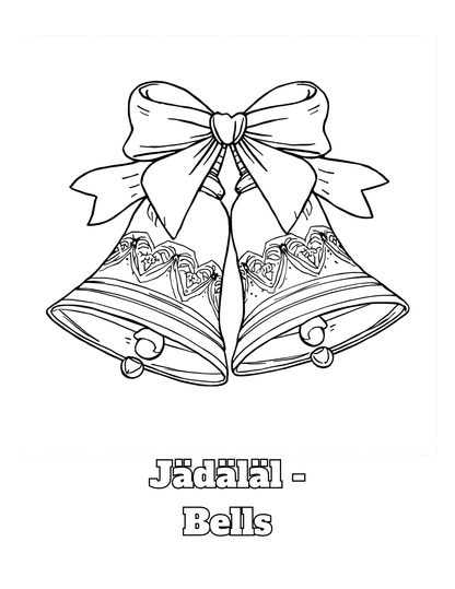 Dän K’e Christmas Colouring Printable Digital Bundle