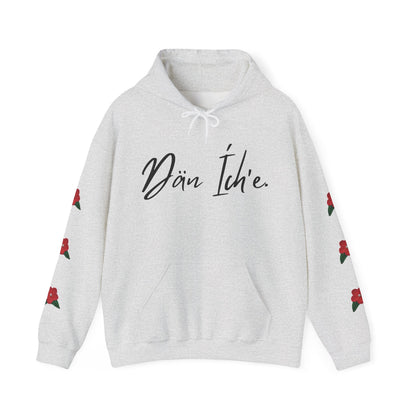 "I am Dän" Red Flower Hoodie