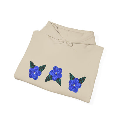 Nt’ąyą (Flower)  NPLS Hoodie Blue