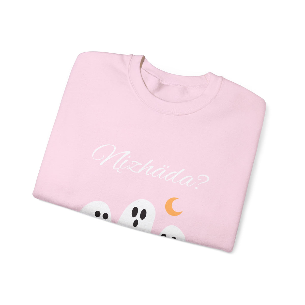 Ghost Trio "Nįzhäda?" Are you Scared?  Sweatshirt - Cute Halloween Crewneck