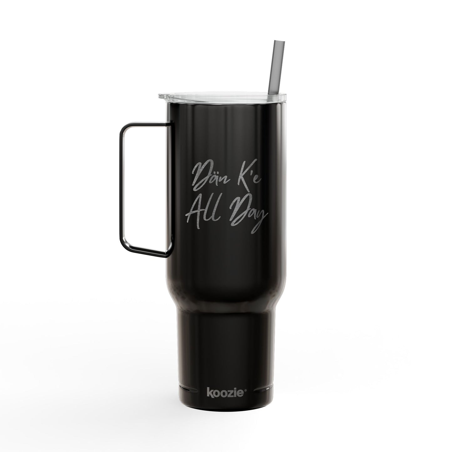 40oz Insulated Tumbler - "Dän K’e All Day" Personalized Tumbler