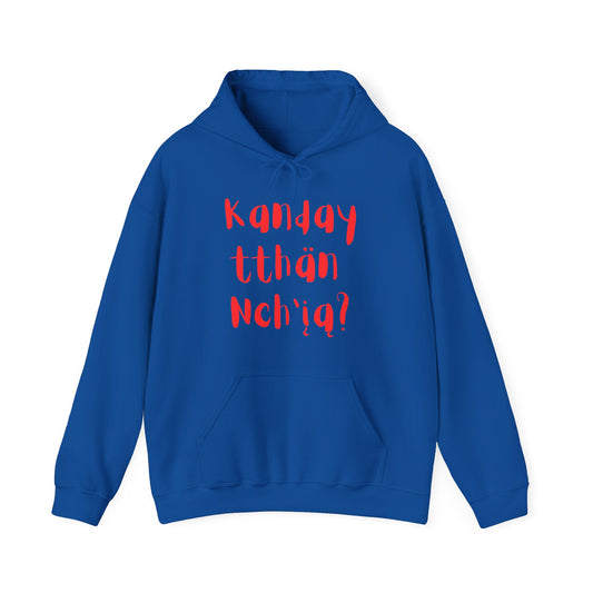 "Got Moose Meat?" Hoodie Red Font