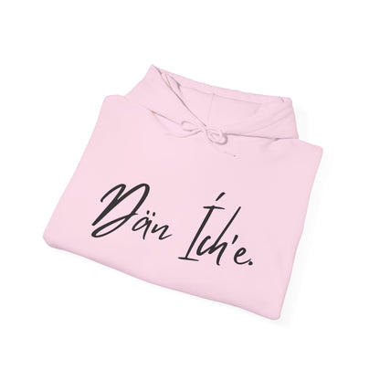 "I am Dän" Hoodie Purple Flower