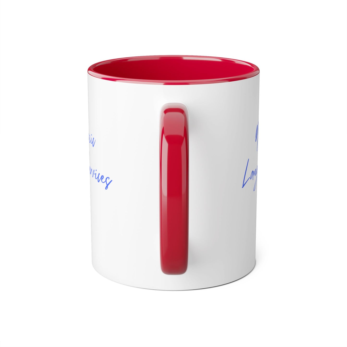 NPLS Colour Accent Mug Blue Font