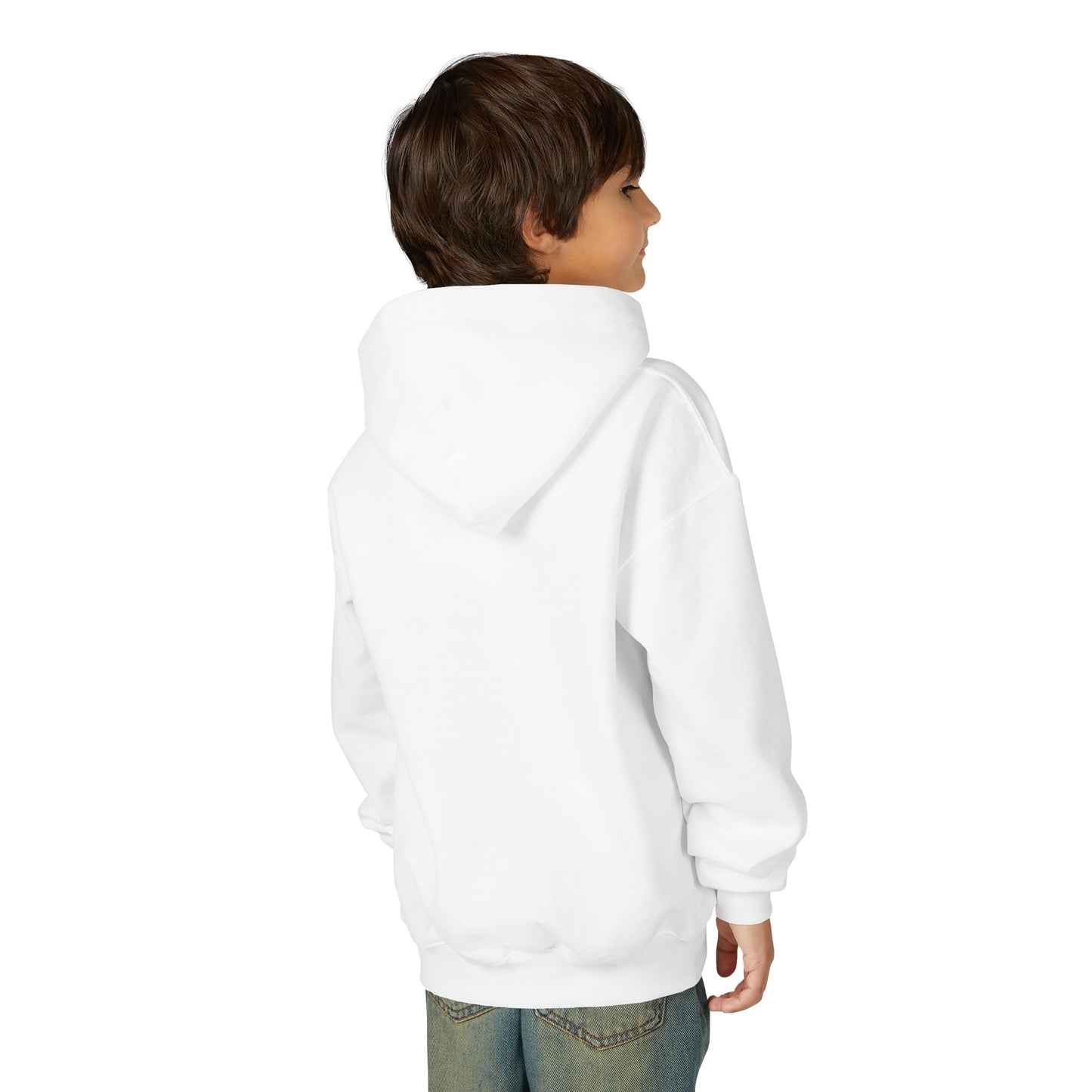 Youth Beaded Flower Hoodie Red
