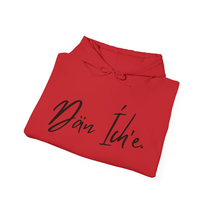 "I am Dän" Red Flower Hoodie