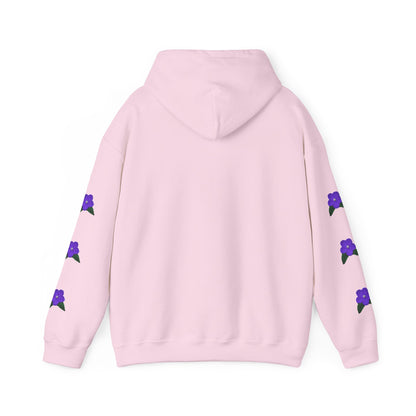 "I Speak Southern Tutchone" Purple Flower Hoodie