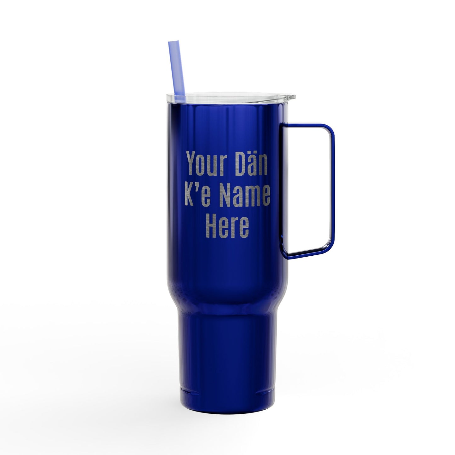 40oz Insulated Tumbler - "Dän K’e All Day" Personalized Tumbler