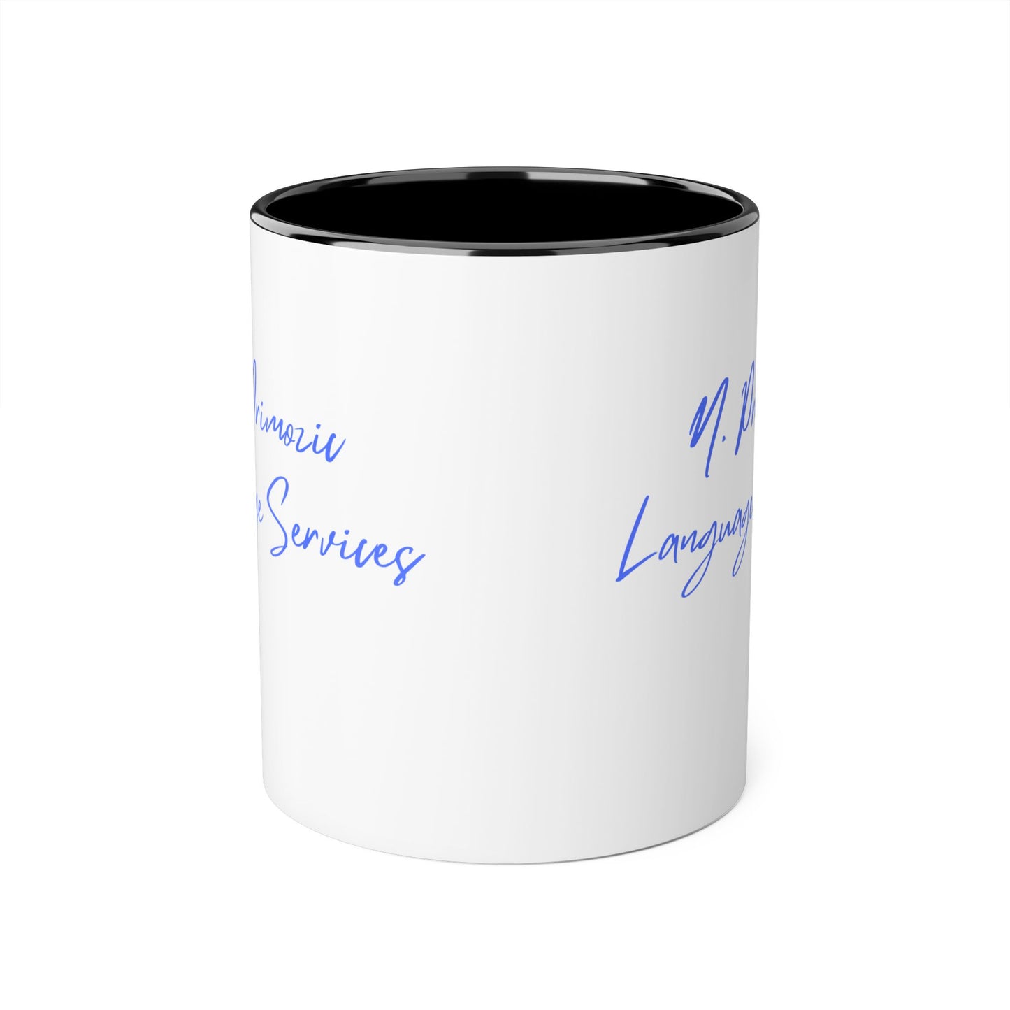 NPLS Colour Accent Mug Blue Font