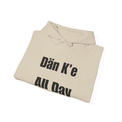 Dän K’e All Day Bold Hoodie Black Font