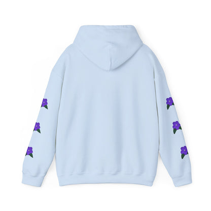 "I Speak Southern Tutchone" Purple Flower Hoodie