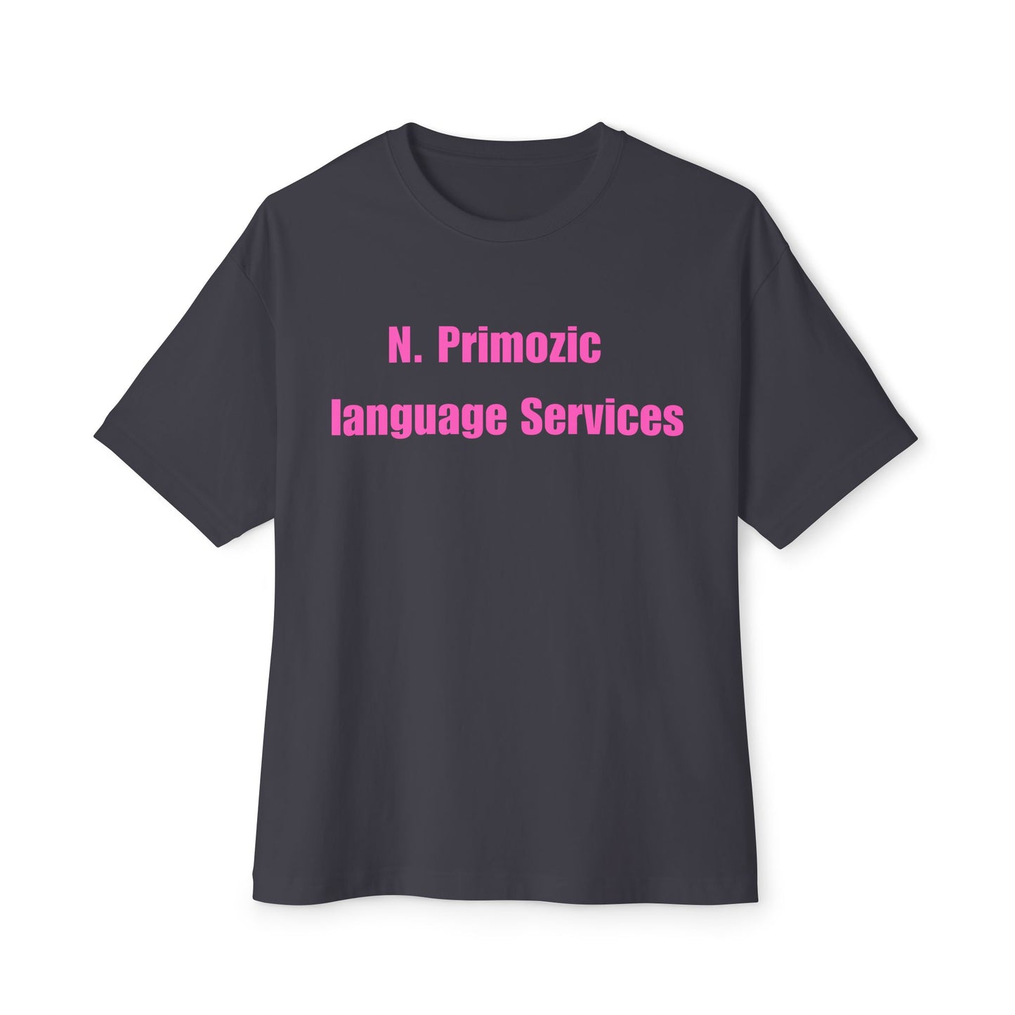 Bold NPLS Tee Pink Font