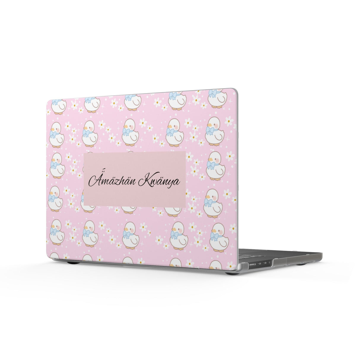 Dän K’e Ducks Matte MacBook Case — Personalized Name Laptop Cover