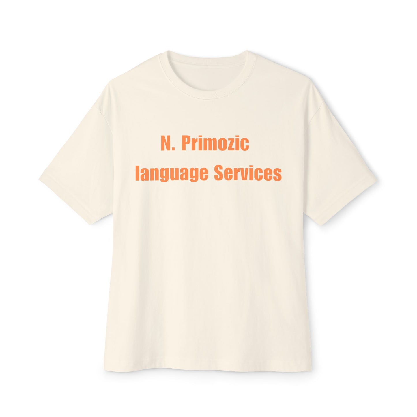 Bold NPLS Tee Orange Font
