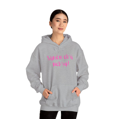 "Got Bannock?" Hoodie Pink Font