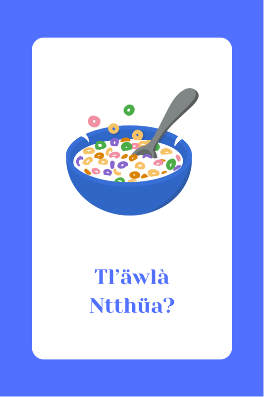 Food Vocabulary Card Deck
