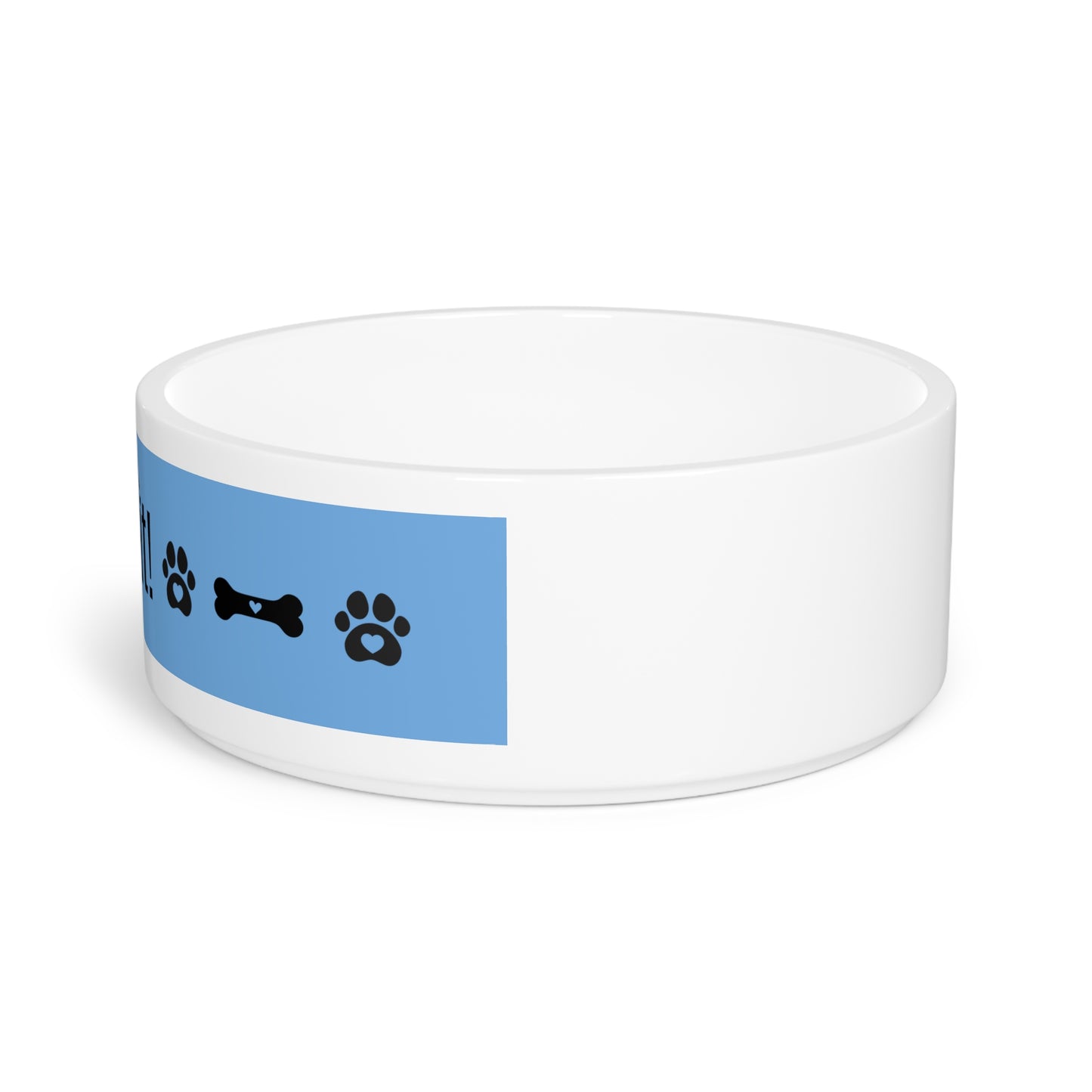 "I’m Hungry!" Dog Bowl Blue
