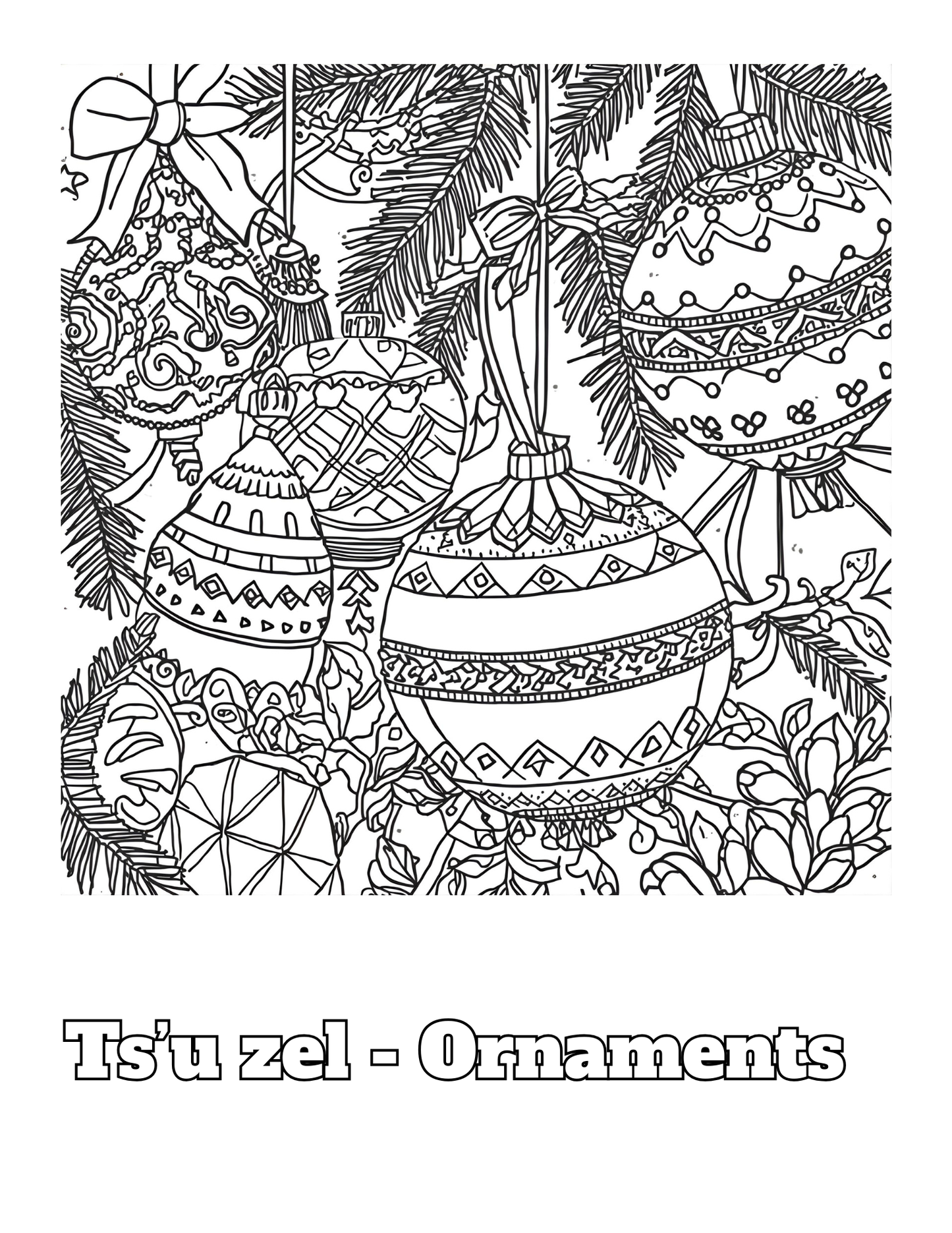 Dän K’e Christmas Colouring Printable Digital Bundle