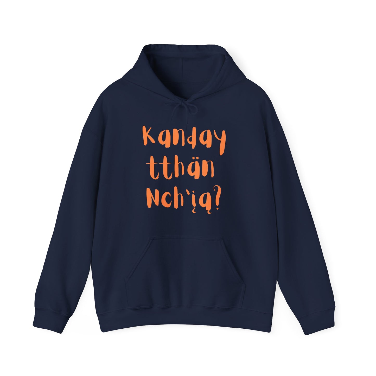 "Got Moose Meat?" Hoodie Orange Font