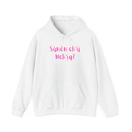 "Got Bannock?" Hoodie Pink Font