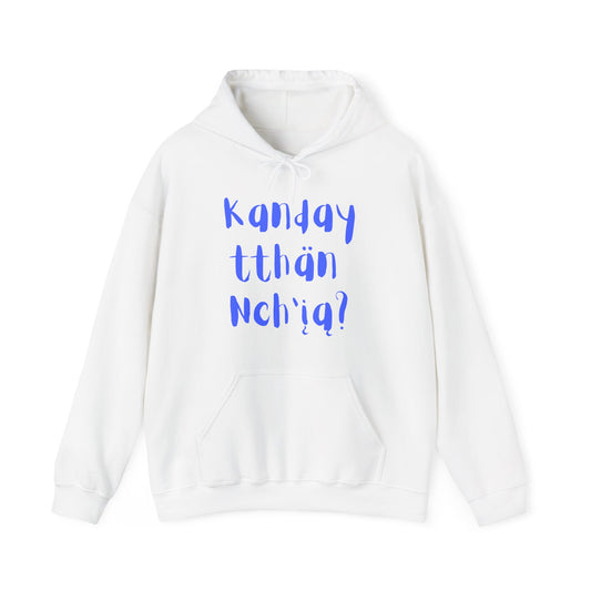 "Got Moose Meat?" Hoodie Blue Font