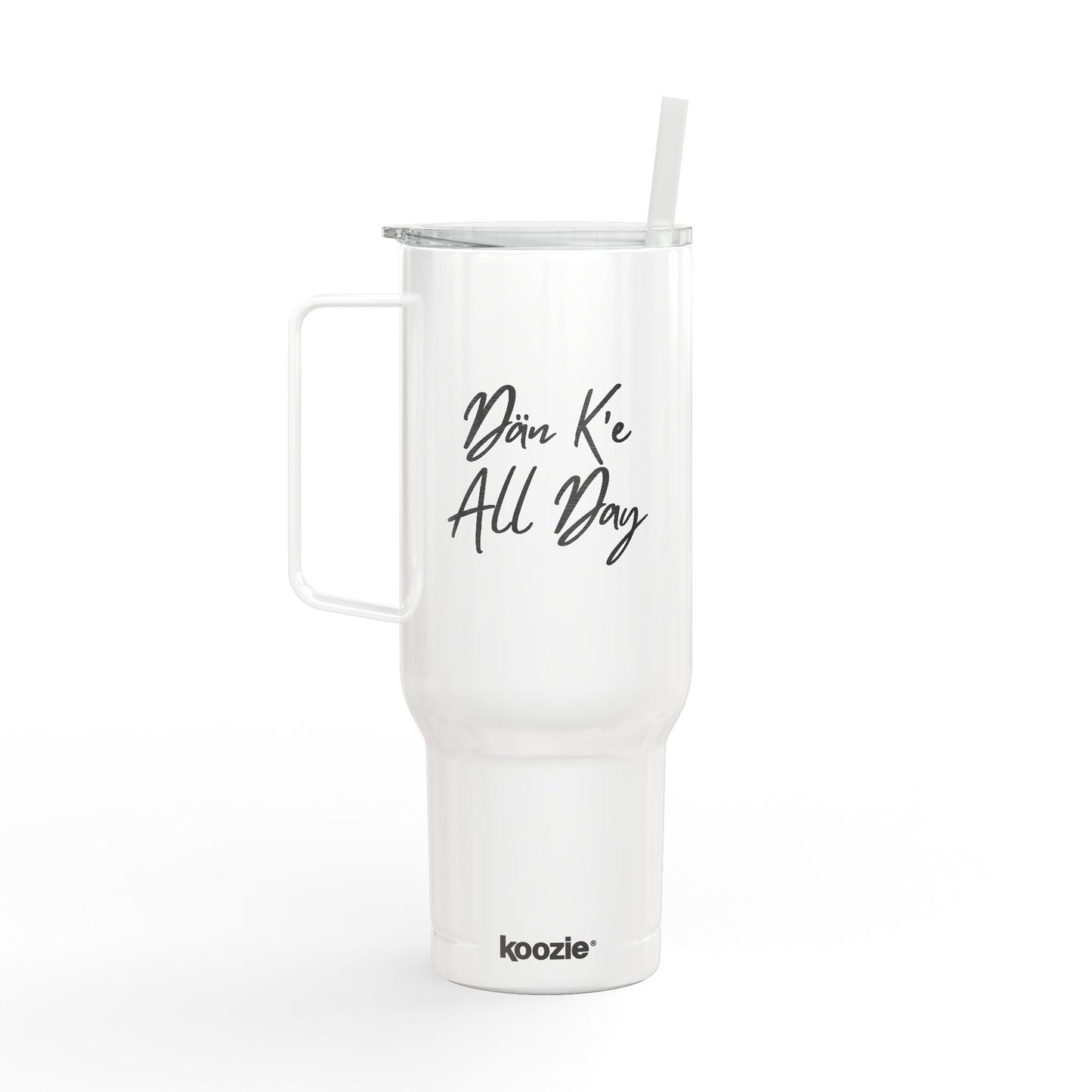 40oz Insulated Tumbler - "Dän K’e All Day" Personalized Tumbler