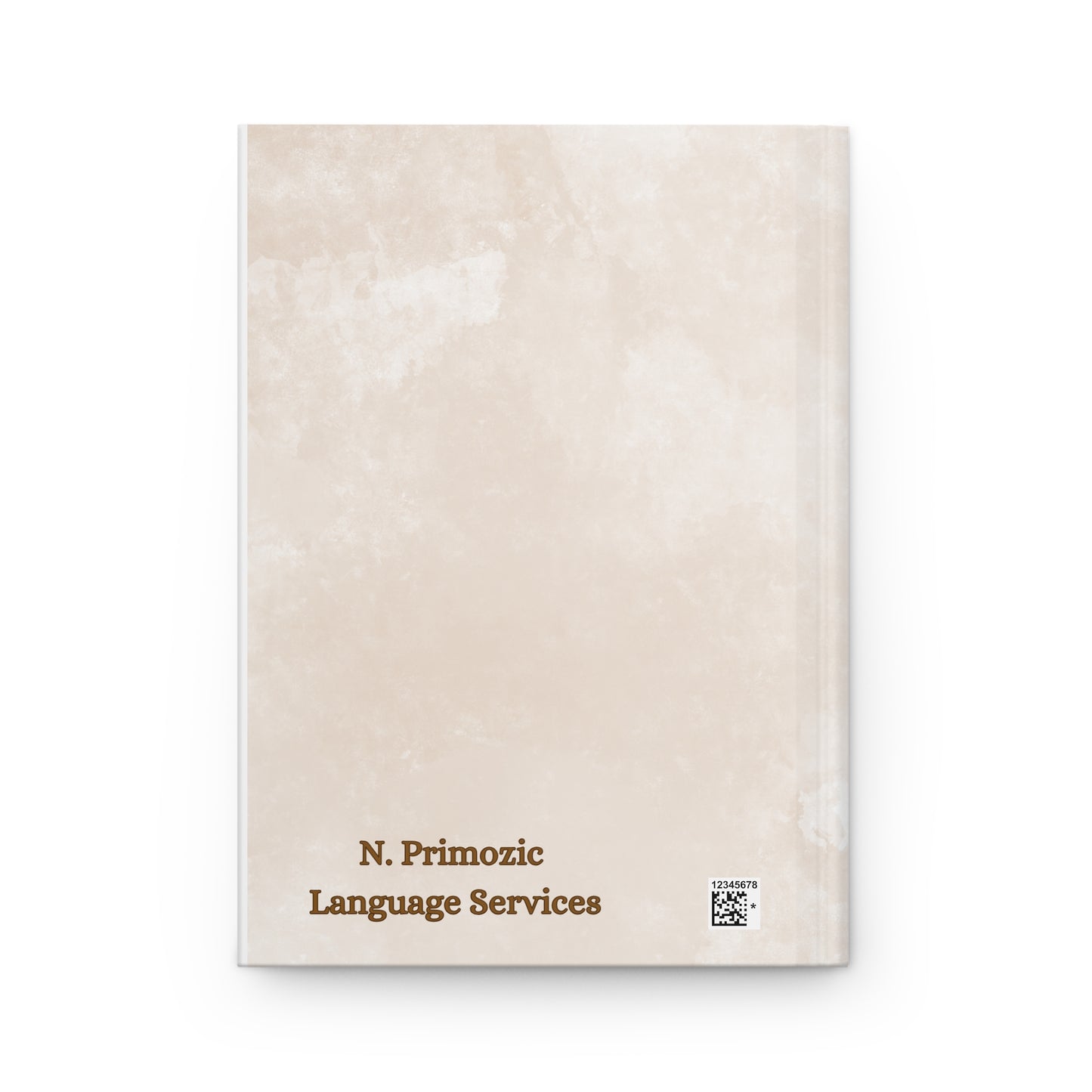Hardcover Journal — "Dän K’e Dúúye..." Beige Notebook for Language