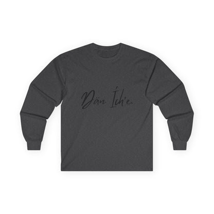 Dän Ích’e Long Sleeve Shirt Black Font