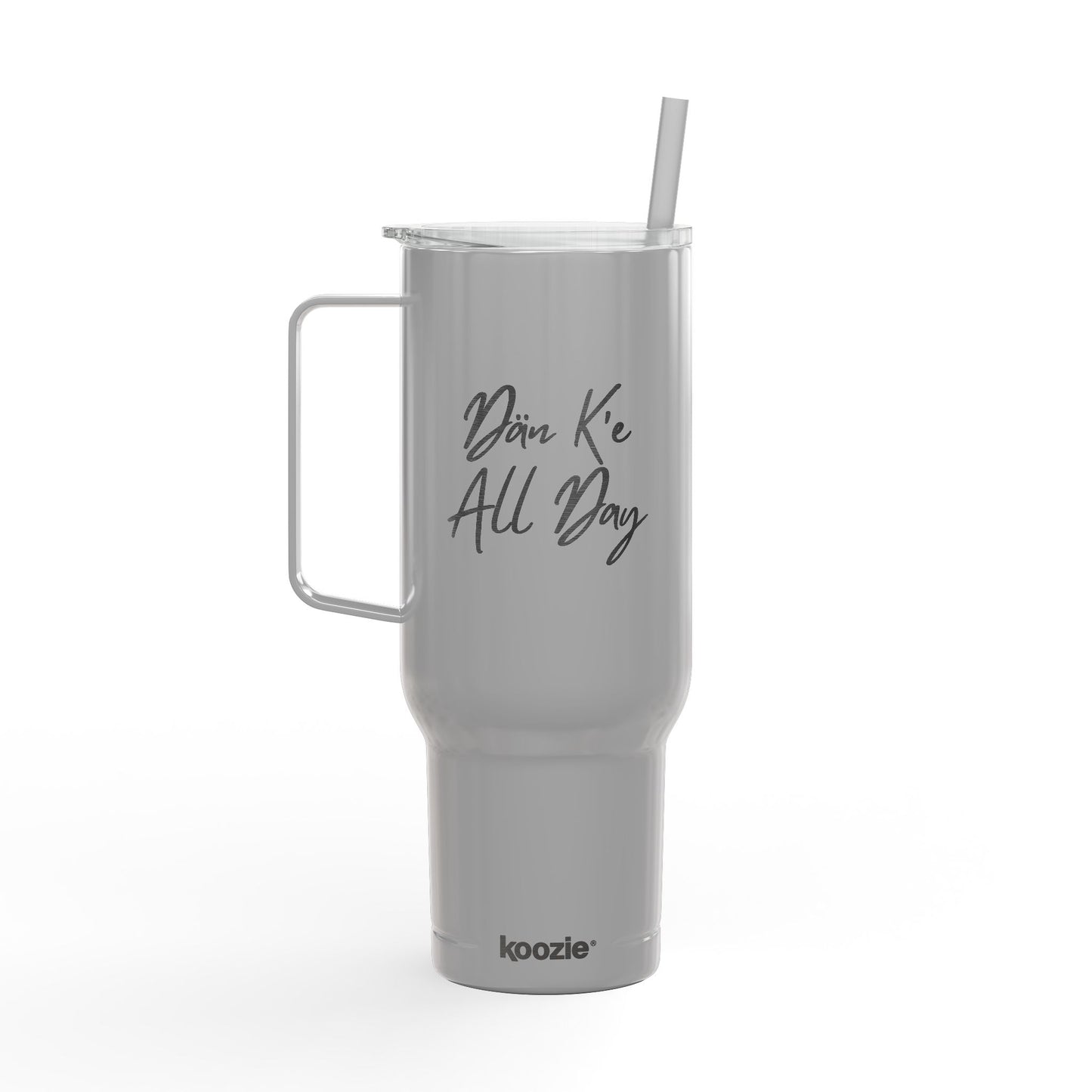 40oz Insulated Tumbler - "Dän K’e All Day" Personalized Tumbler