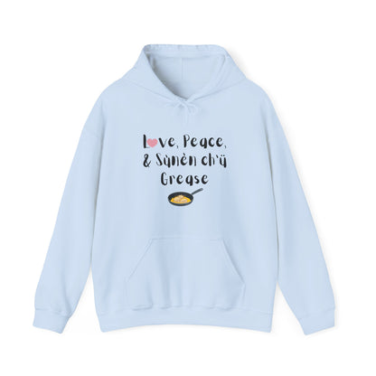 Love, Peace, & Bannock Grease Hoodie