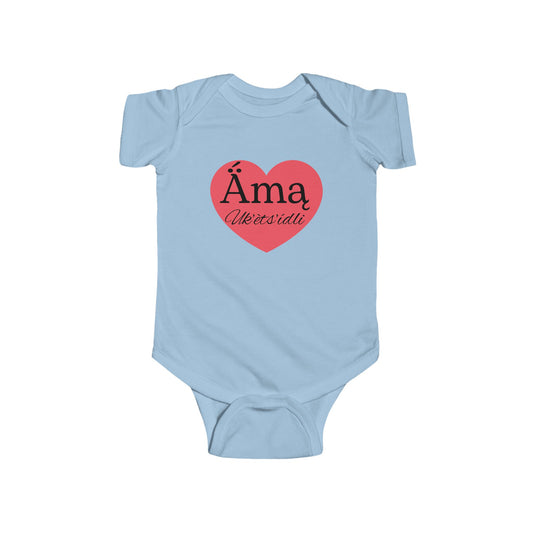 "I Love My Mom" Baby Onesie