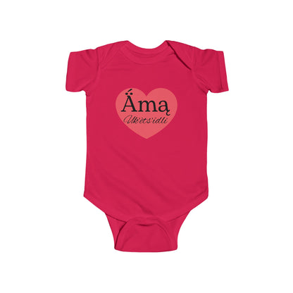 "I Love My Mom" Baby Onesie