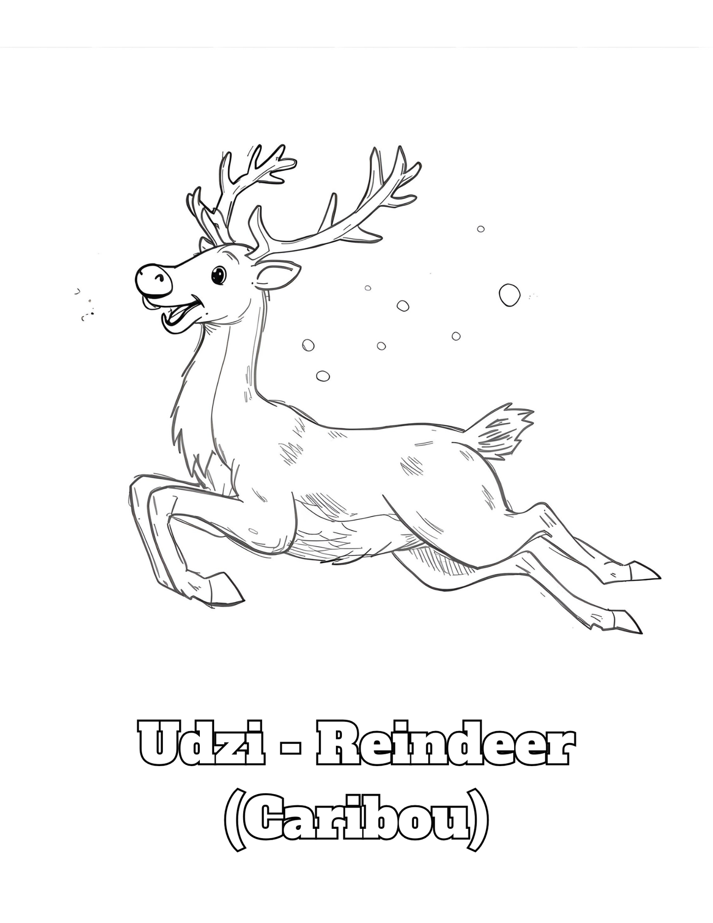 Dän K’e Christmas Colouring Printable Digital Bundle